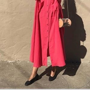 Cranberry Maxi Dress vintage